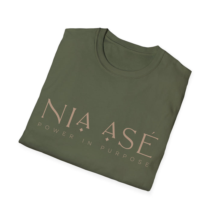 NIA ASE - Unisex Softstyle T-Shirt: Casual Style, Motivational Apparel, Birthday Gift
