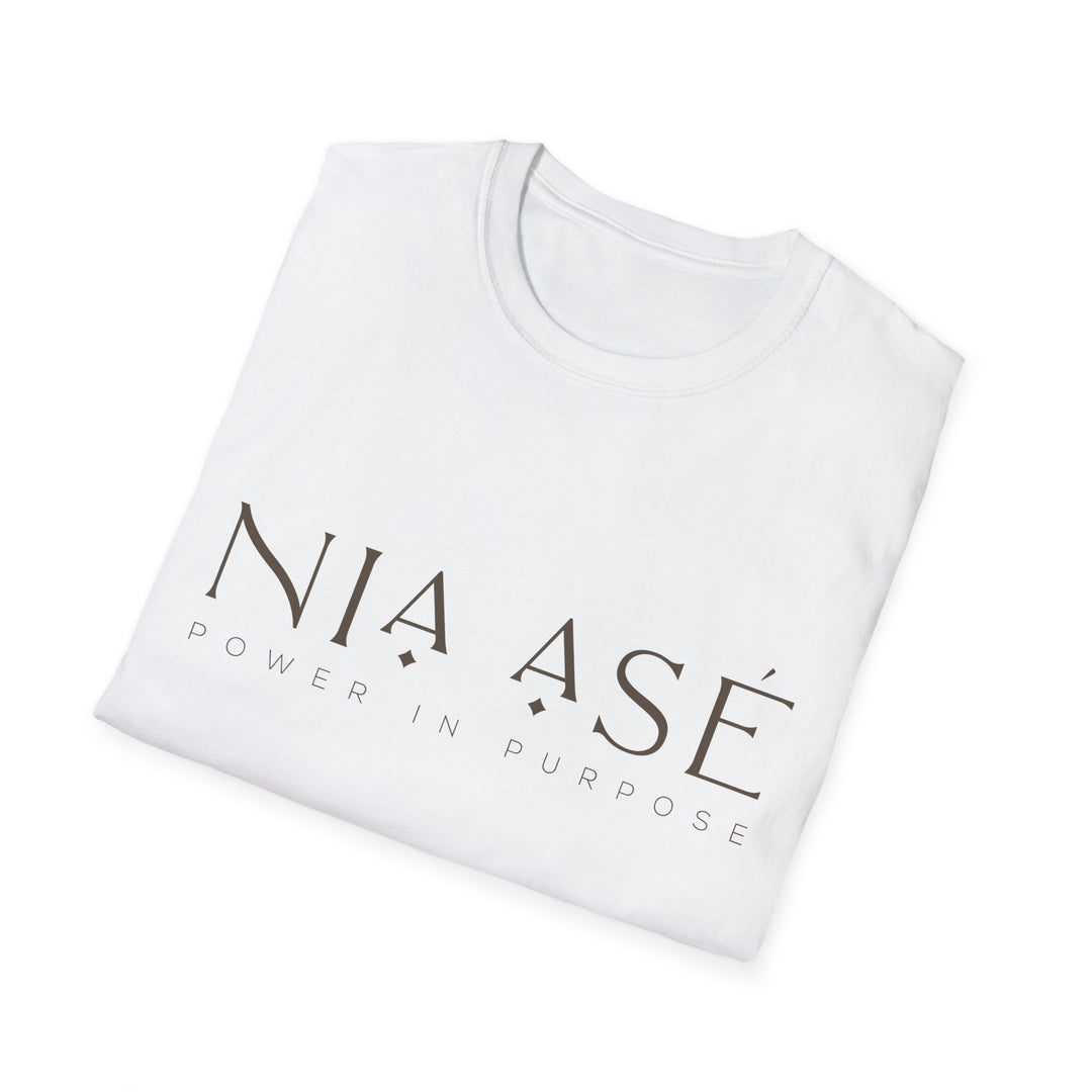 NIA ASE - Unisex Softstyle T-Shirt: Casual Style, Motivational Apparel, Birthday Gift