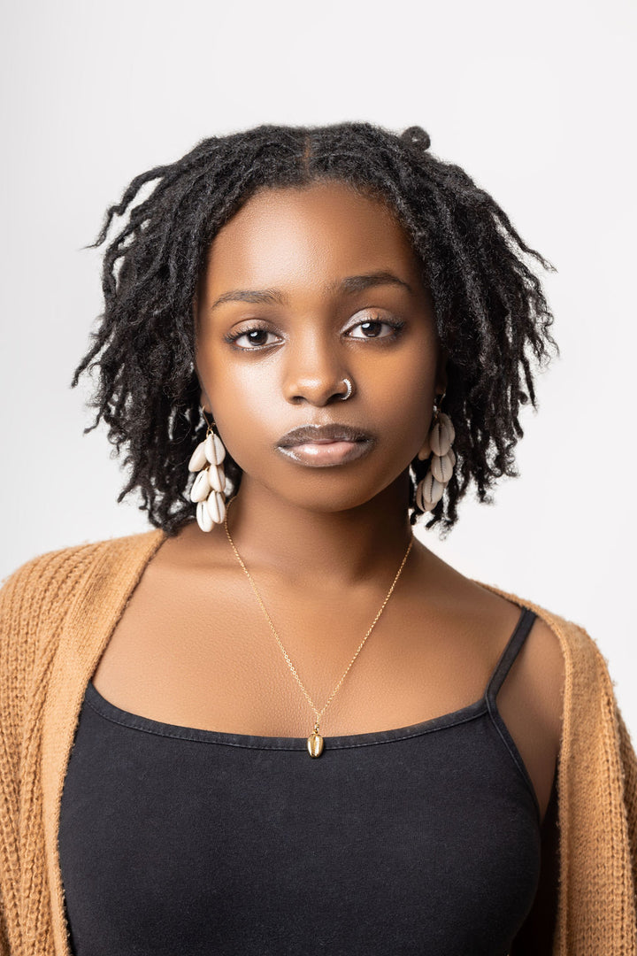 Omi Cowrie Earrings