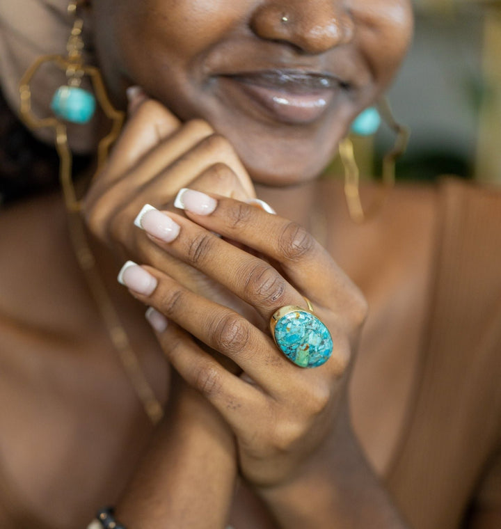 Turquoise Gemstone Ring