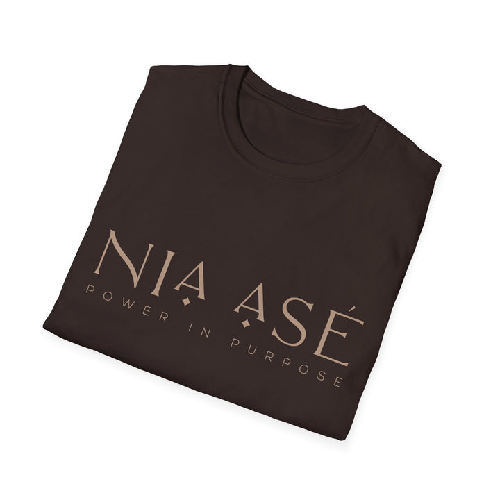 NIA ASE - Unisex Softstyle T-Shirt: Casual Style, Motivational Apparel, Birthday Gift