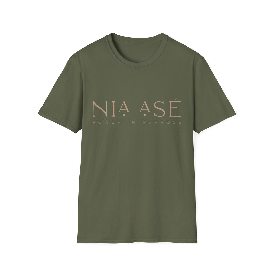 NIA ASE - Unisex Softstyle T-Shirt: Casual Style, Motivational Apparel, Birthday Gift