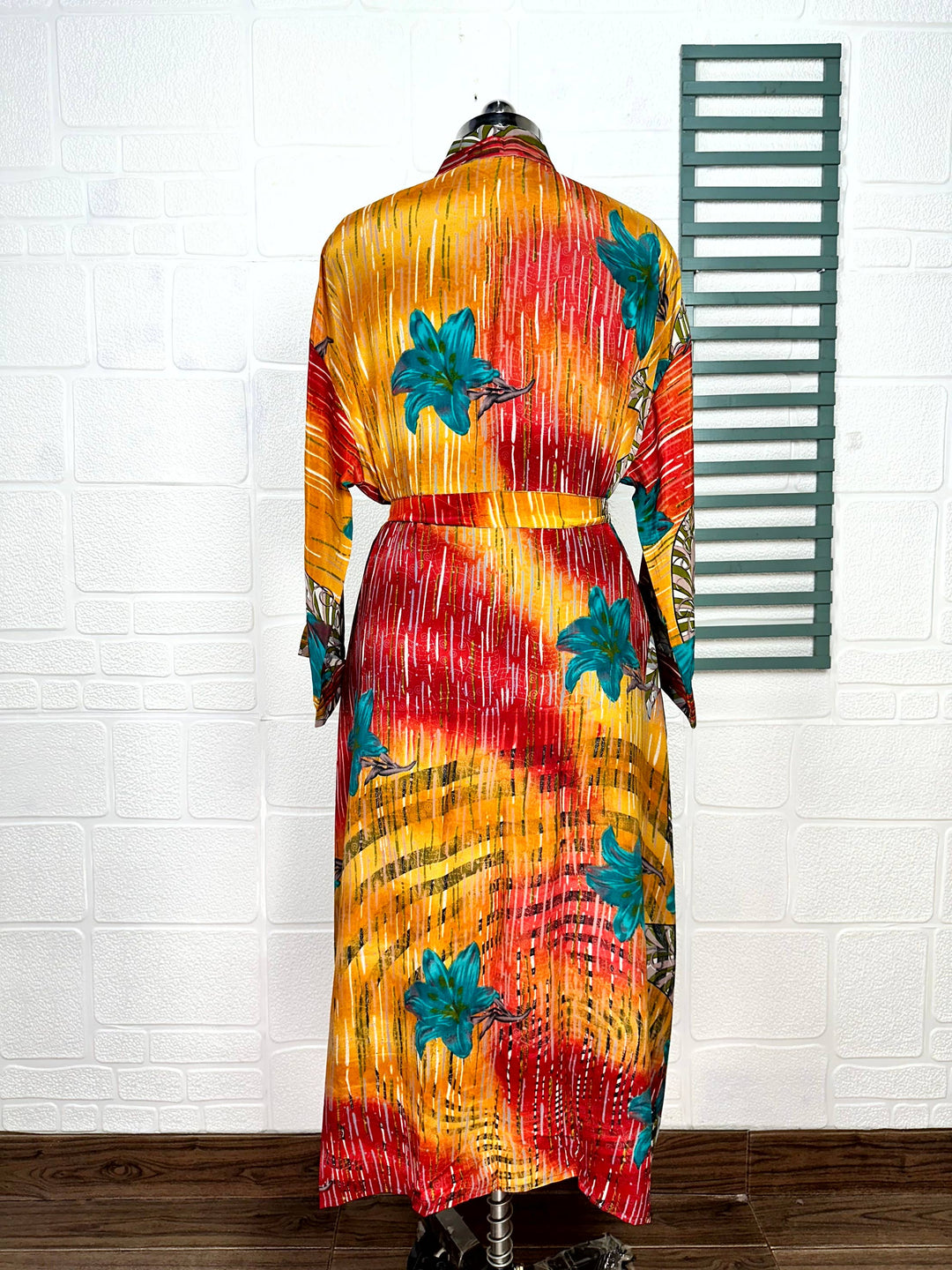 Recycle Vintage Silk Kimono Robe