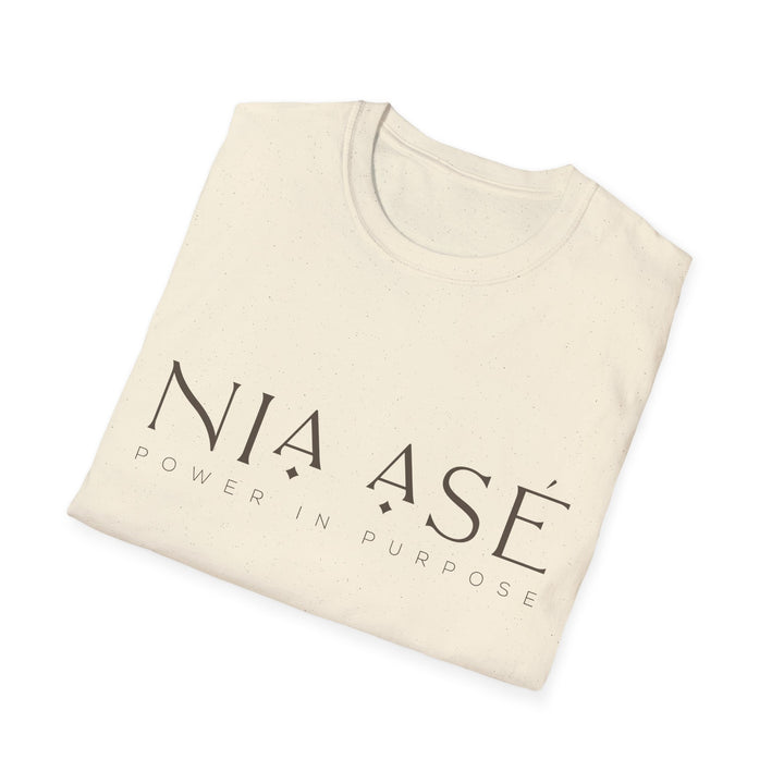 NIA ASE - Unisex Softstyle T-Shirt: Casual Style, Motivational Apparel, Birthday Gift