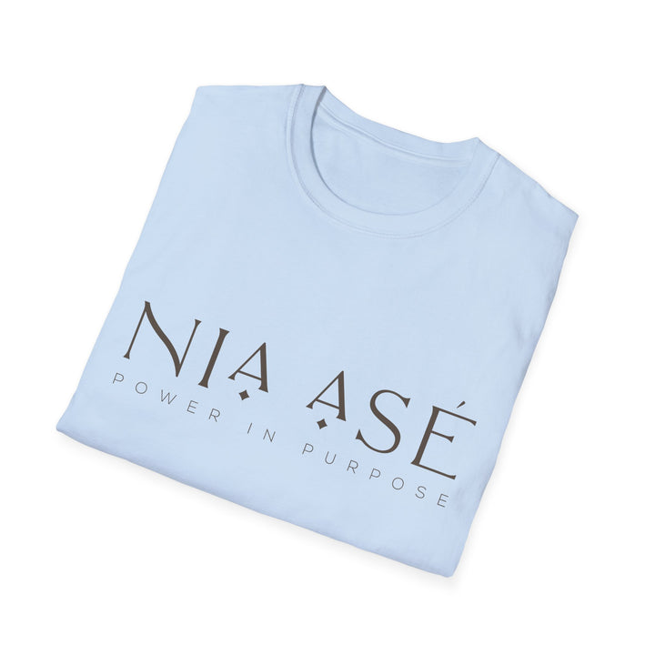 NIA ASE - Unisex Softstyle T-Shirt: Casual Style, Motivational Apparel, Birthday Gift