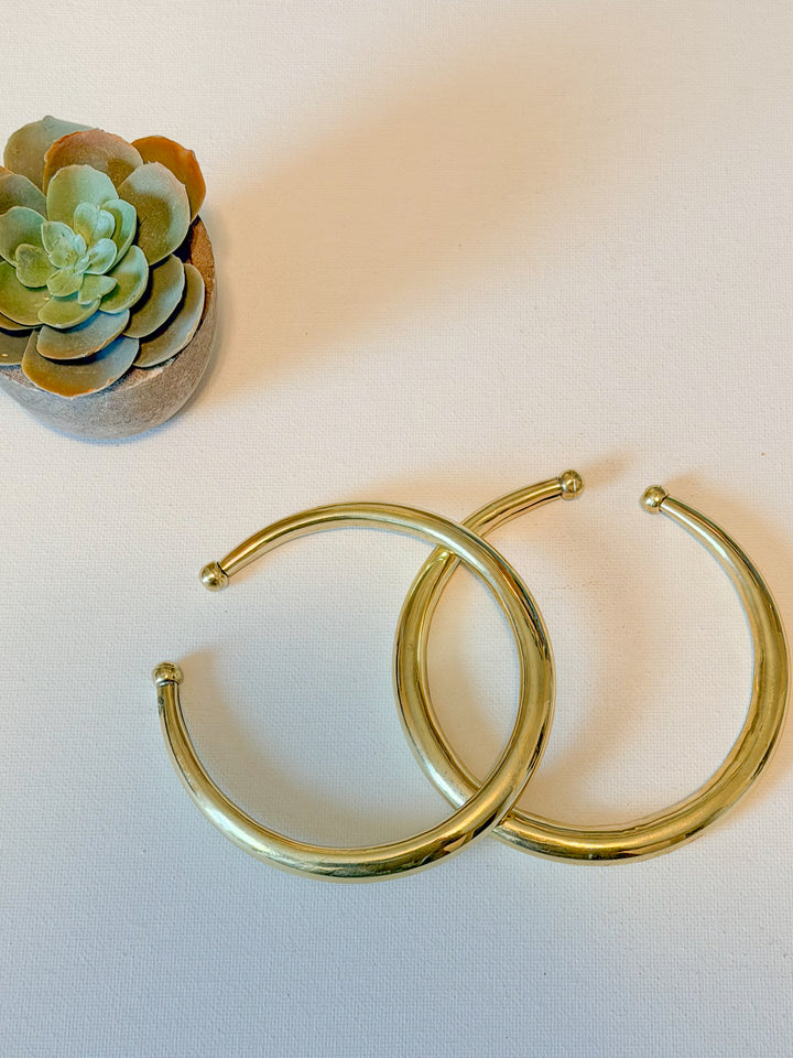 Golden Aura Anklet | Handmade Brass Anklet | Minimalist Adjustable Goddess Anklet
