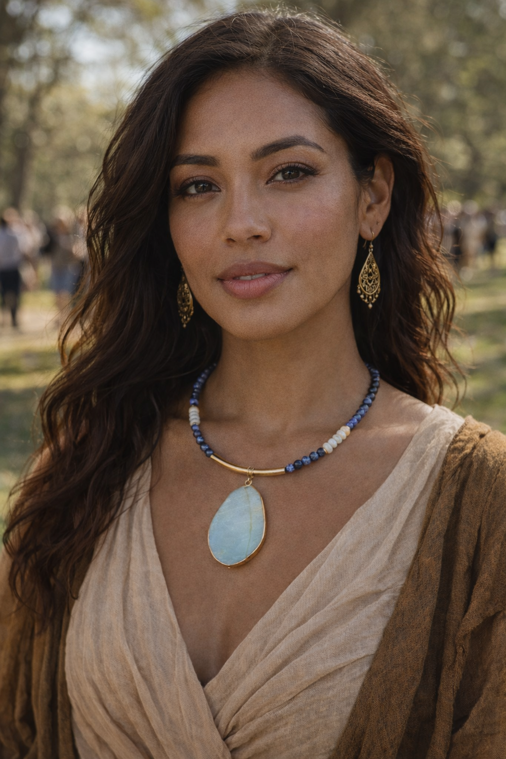 Sacred Waters Gemstone Choker