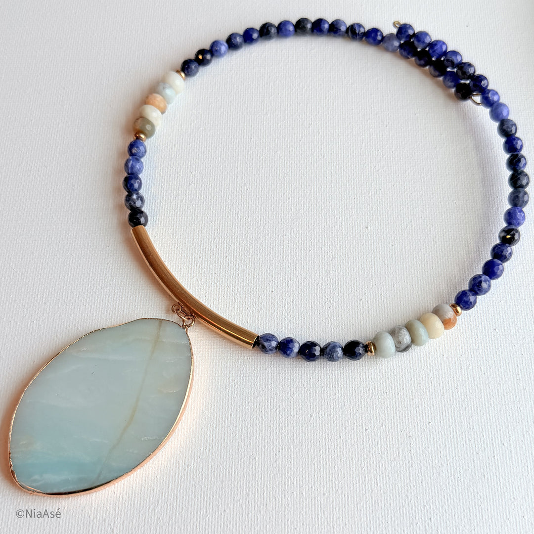 Sacred Waters Gemstone Choker