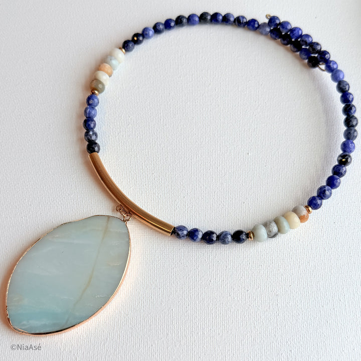 Sacred Waters Gemstone Choker