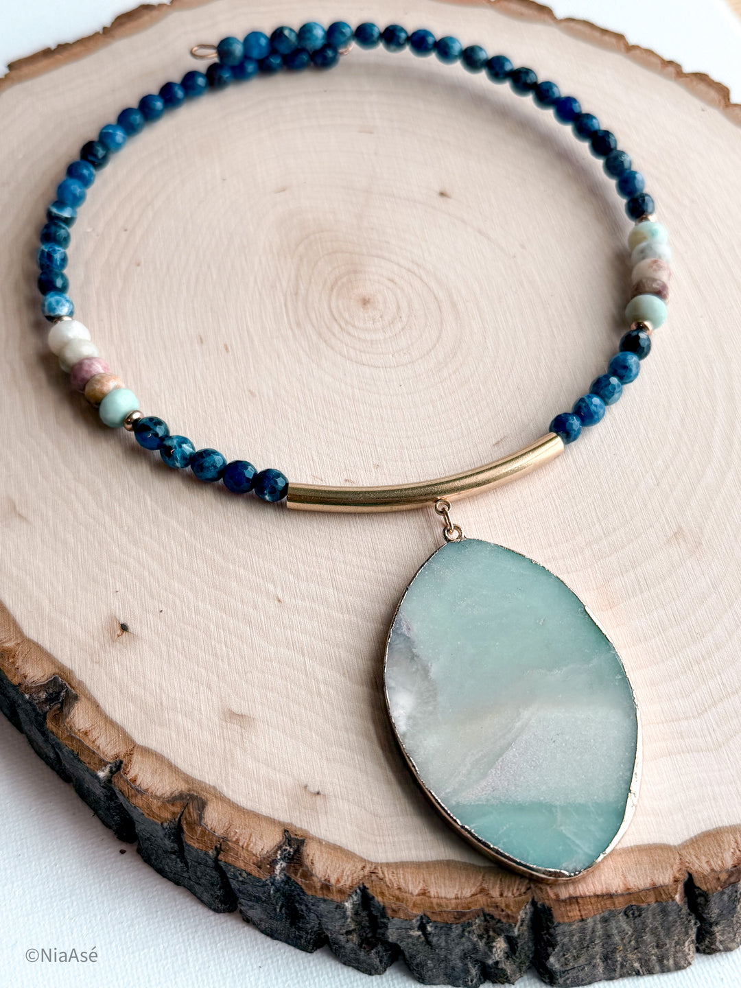 Sacred Waters Gemstone Choker