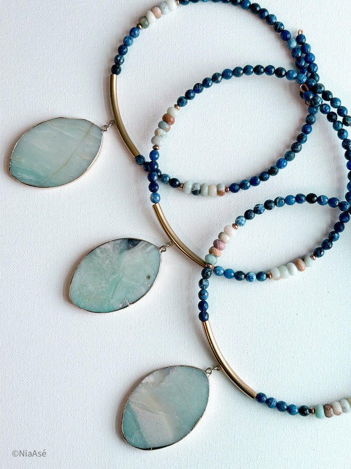 Sacred Waters Gemstone Choker