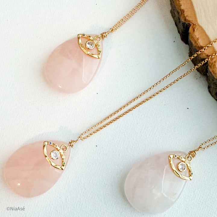Wild Soul Rose Quartz Necklace