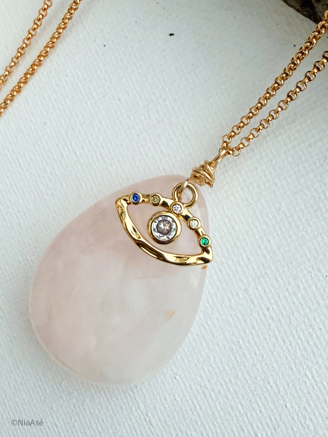 Wild Soul Rose Quartz Necklace
