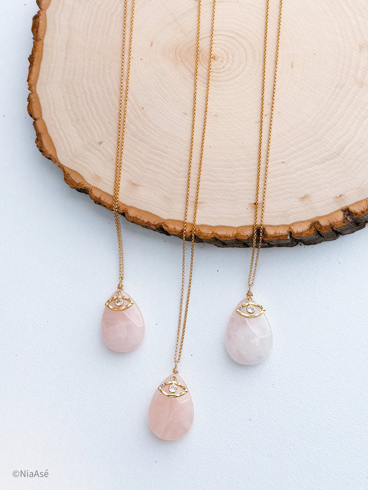 Wild Soul Rose Quartz Necklace