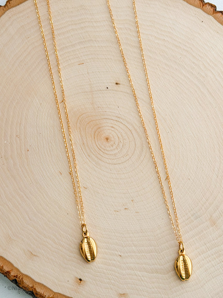 Prosperity Necklace | 14kt Gold Filled Cowrie Shell Necklace