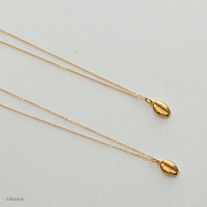 Prosperity Necklace | 14kt Gold Filled Cowrie Shell Necklace