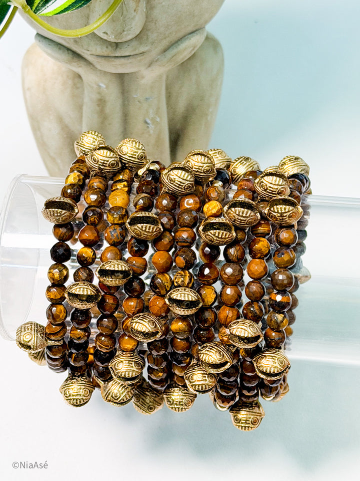 Sacred Chime Gemstone Stackable Bracelet