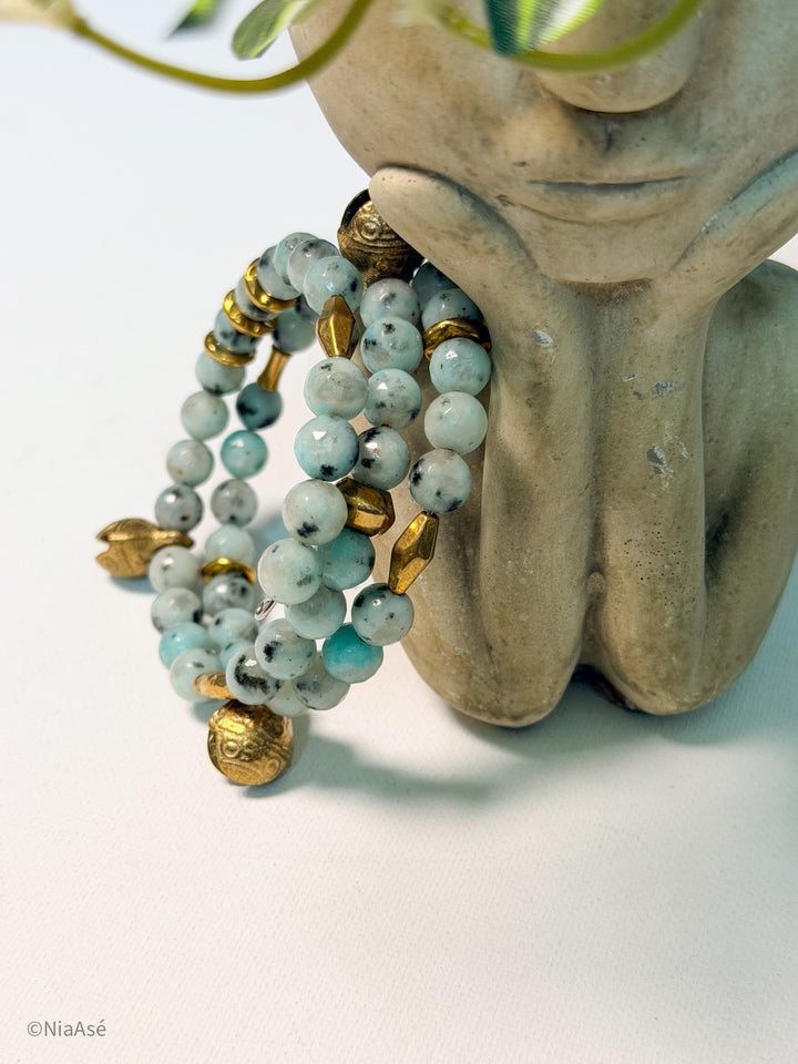 Soul Chime Gemstone Wrap Bracelet