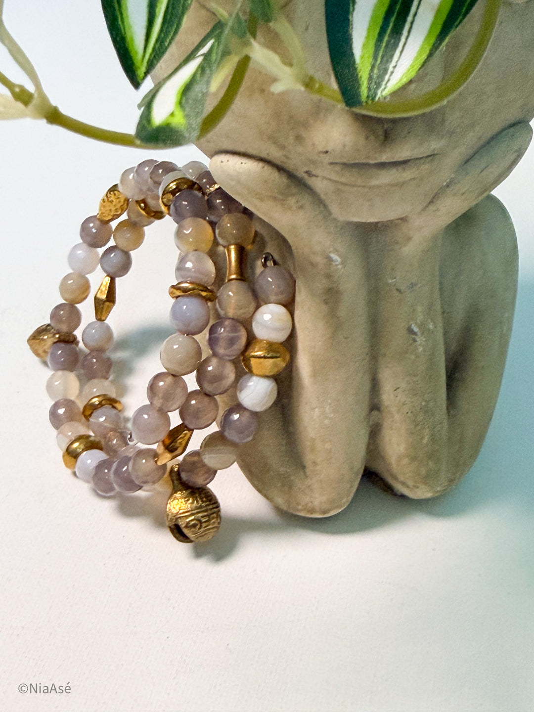 Soul Chime Gemstone Wrap Bracelet