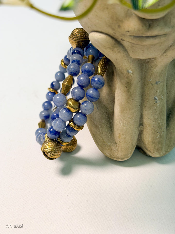 Soul Chime Gemstone Wrap Bracelet