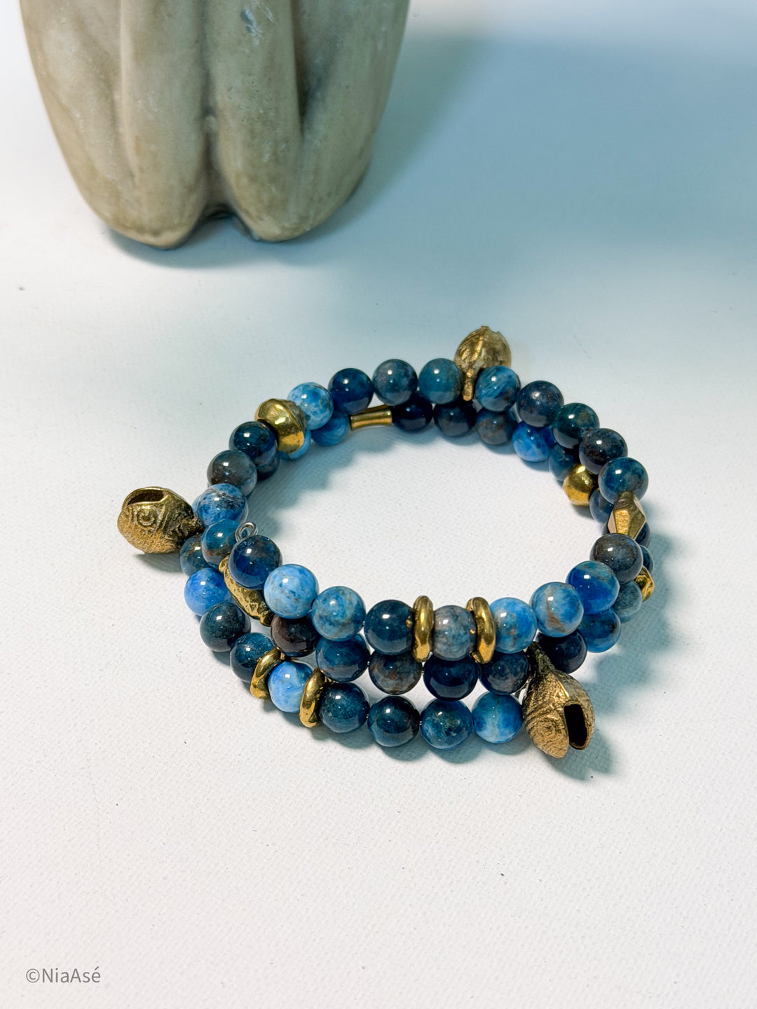 Soul Chime Gemstone Wrap Bracelet