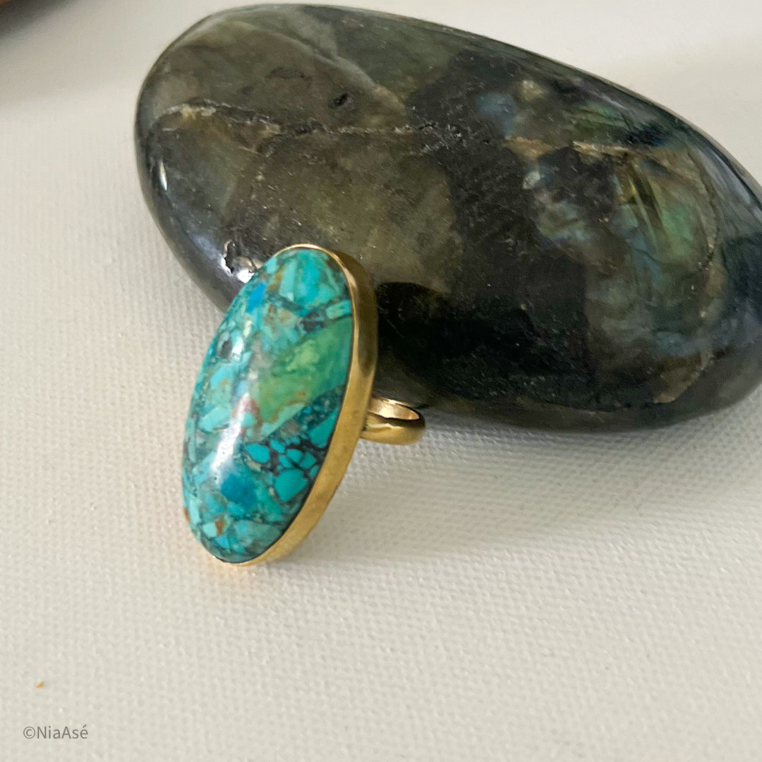 Turquoise Gemstone Ring