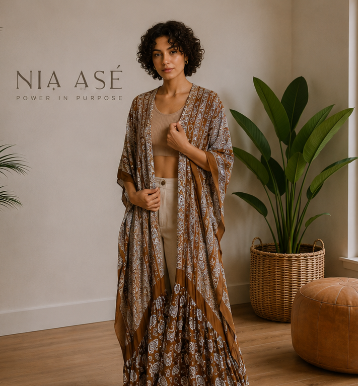 Flowy Paisley Drape Kimono 🌞 - 2 Colors