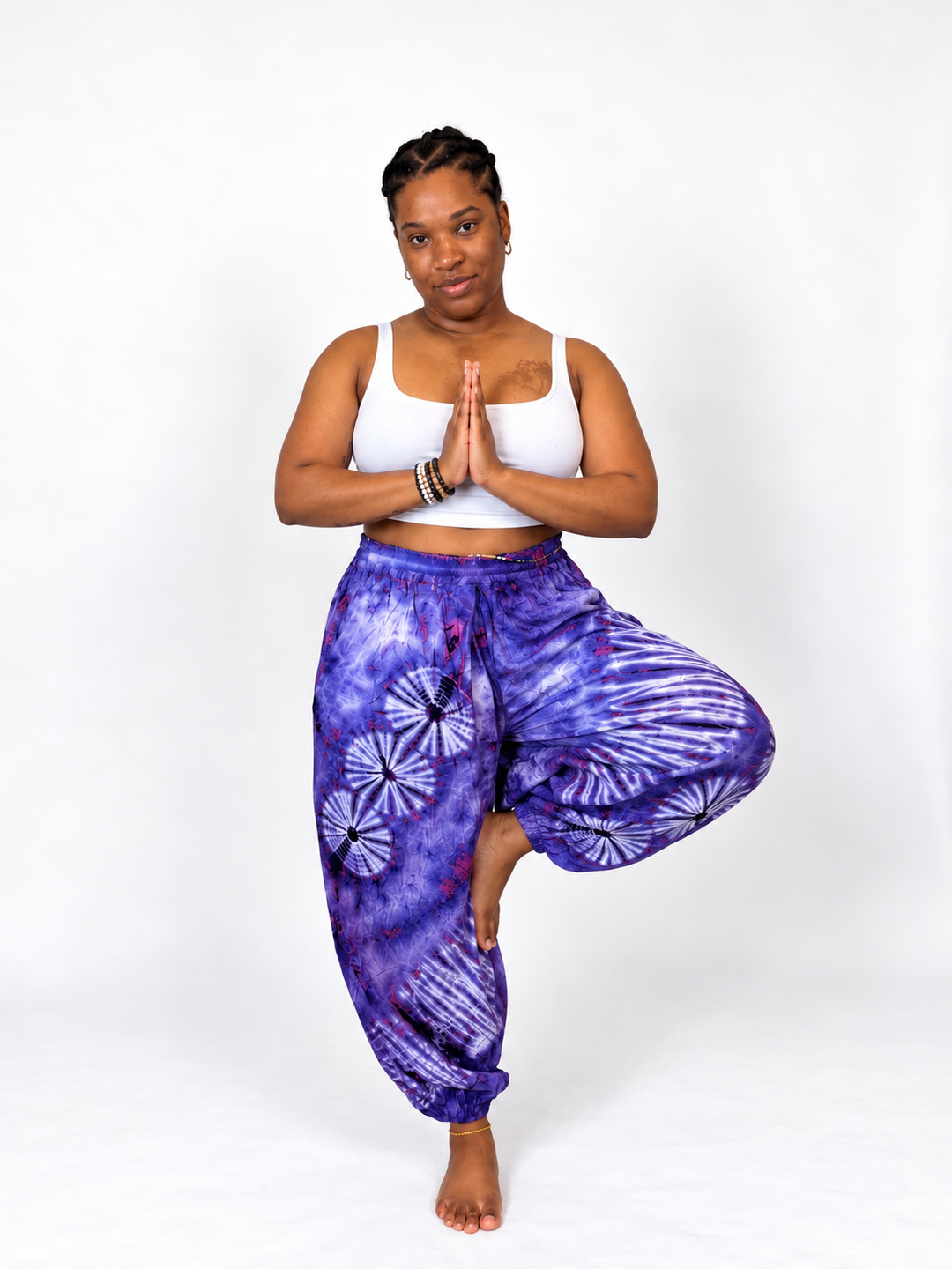 Mystic Amethyst Tie-Dye Harem Pants | Genie Pants