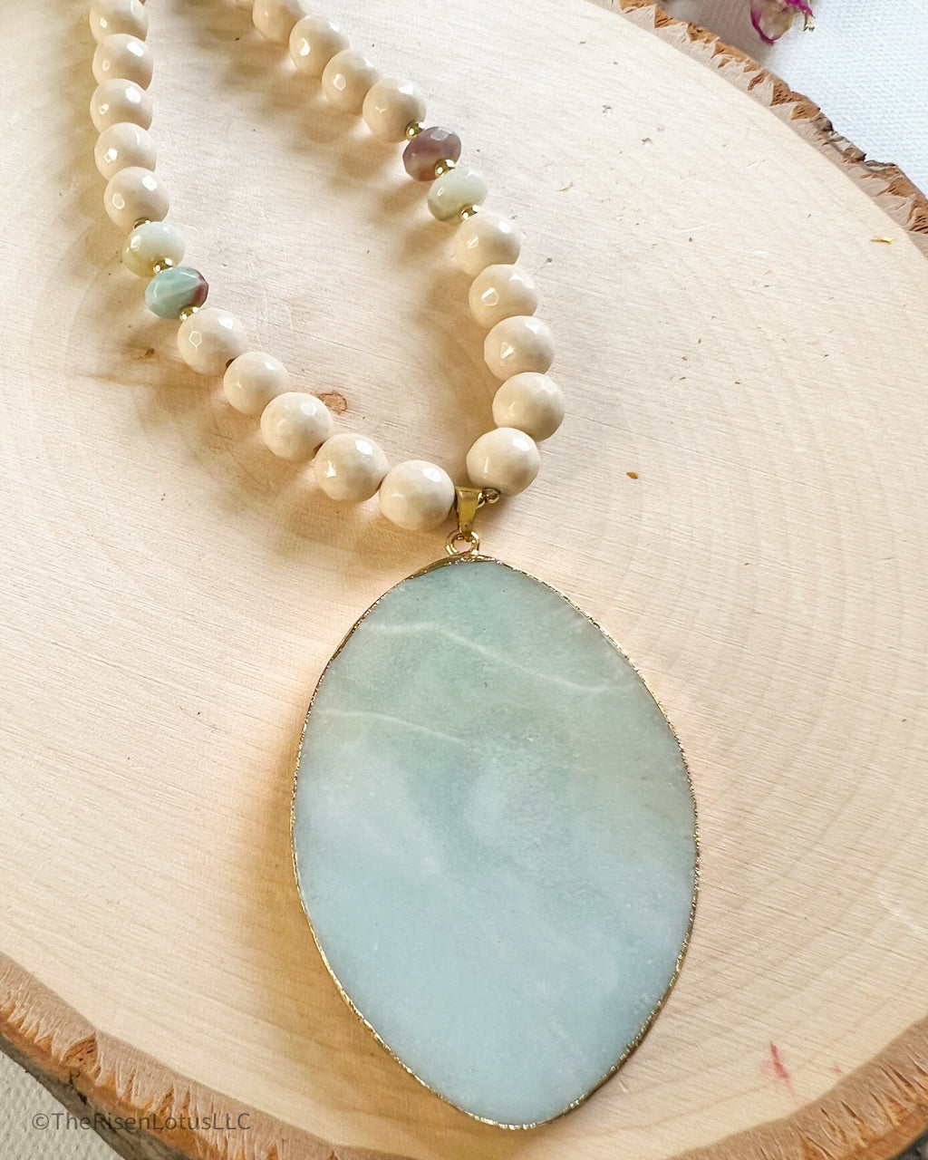 "Grounded" Gemstone Necklace | Long-Beaded Necklace