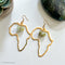 Abundance Africa Earrings- Gold
