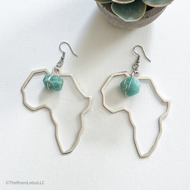 Abundance Africa Earrings- Silver