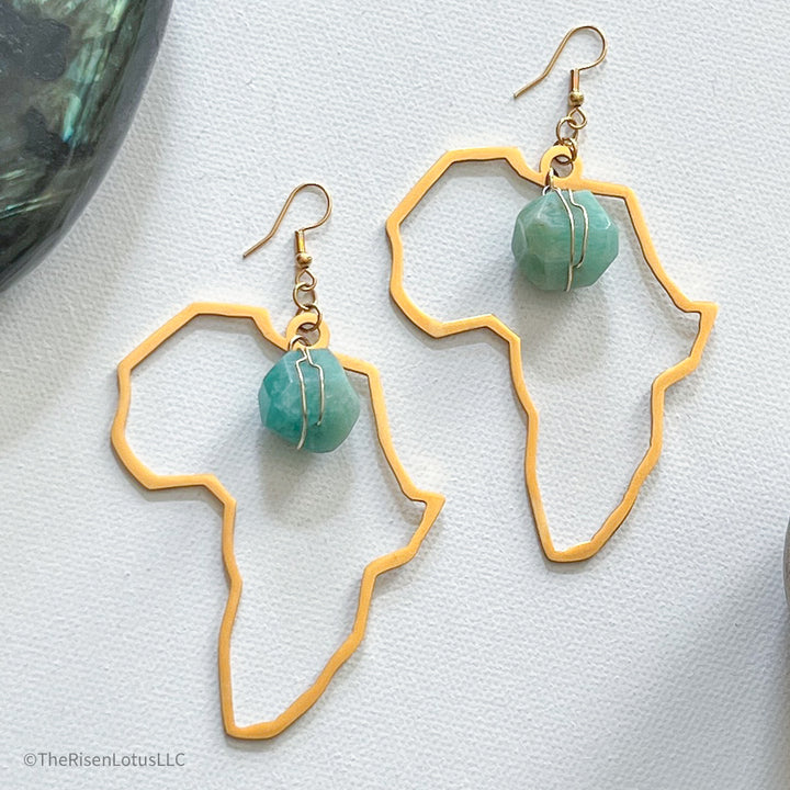 Abundance Africa Earrings- Gold