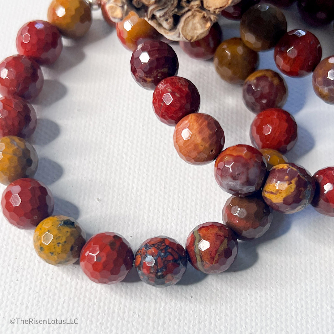 Carnelian 10mm Gemstone Bracelet