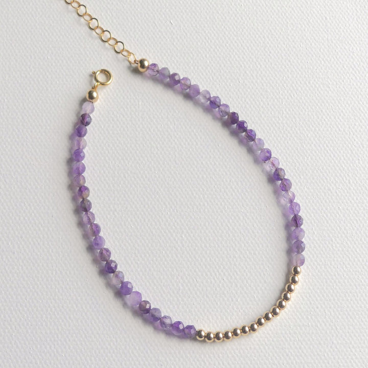 gold gemstone anklet